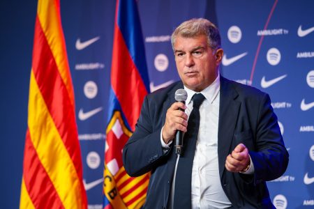 barça's president laporta confirms a €250 million bid from psg for young talent lamine yamal, highlighting a major transfer development.