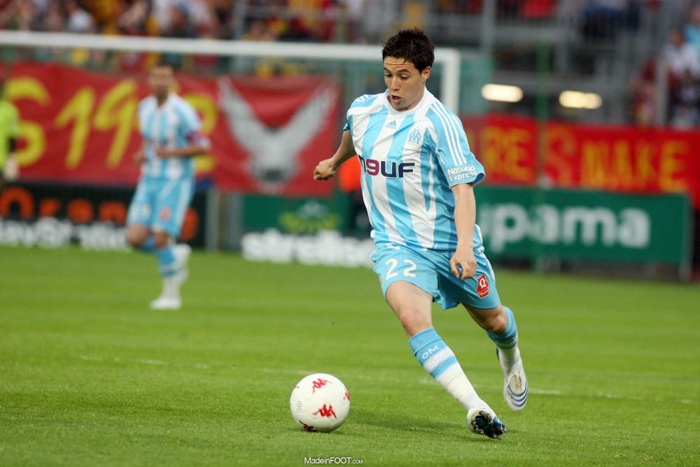 samir nasri mocks olympique de marseille (om) with witty remarks and humorous commentary, showcasing his playful rivalry with the club.